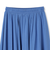 【WEB限定】麻調シアーシャーリングフレアスカート≪手洗い可能≫