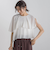 【WEB限定】気流染めティアードブラウス≪手洗い可能≫