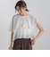 【WEB限定】気流染めティアードブラウス≪手洗い可能≫