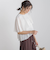 【WEB限定】気流染めティアードブラウス≪手洗い可能≫