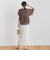 【WEB限定】気流染めティアードブラウス≪手洗い可能≫