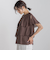 【WEB限定】気流染めティアードブラウス≪手洗い可能≫