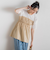 コットン天竺ドッキングプルオーバー≪洗濯機で洗える≫