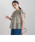 【WEB限定】フラワープリントブラウス≪手洗い可能≫