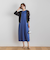【WEB限定】リネンライクカノコノースリワンピース≪手洗い可能≫