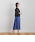 【WEB限定】リネンライクカノコノースリワンピース≪手洗い可能≫