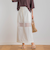 【CLANE】 シアーストレッチストレートスカート≪手洗い可能≫