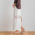 【CLANE】 シアーストレッチストレートスカート≪手洗い可能≫