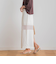 【CLANE】 シアーストレッチストレートスカート≪手洗い可能≫