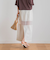 【CLANE】 シアーストレッチストレートスカート≪手洗い可能≫