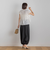 【WEB限定】コットンライクローンブラウス≪手洗い可能≫