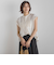 【WEB限定】コットンライクローンブラウス≪手洗い可能≫