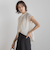 【WEB限定】コットンライクローンブラウス≪手洗い可能≫