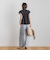 【WEB限定】コットンライクローンブラウス≪手洗い可能≫