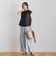 【WEB限定】コットンライクローンブラウス≪手洗い可能≫