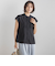 【WEB限定】コットンライクローンブラウス≪手洗い可能≫
