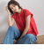 【WEB限定】コットンライクローンブラウス≪手洗い可能≫