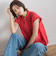 【WEB限定】コットンライクローンブラウス≪手洗い可能≫