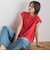 【WEB限定】コットンライクローンブラウス≪手洗い可能≫