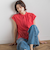 【WEB限定】コットンライクローンブラウス≪手洗い可能≫