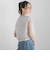 コットンレースベスト≪手洗い可能≫