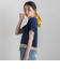 【WEB限定】グログランボーダー切替えプルオーバー≪手洗い可能≫