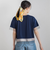 【WEB限定】グログランボーダー切替えプルオーバー≪手洗い可能≫