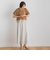 【WEB限定】グログランボーダー切替えプルオーバー≪手洗い可能≫