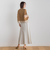 【WEB限定】グログランボーダー切替えプルオーバー≪手洗い可能≫