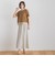 【WEB限定】グログランボーダー切替えプルオーバー≪手洗い可能≫