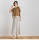 【WEB限定】グログランボーダー切替えプルオーバー≪手洗い可能≫