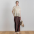 【WEB限定】シルキーシャーリングブラウス≪手洗い可能≫