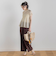 【WEB限定】シルキーシャーリングブラウス≪手洗い可能≫