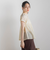 【WEB限定】シルキーシャーリングブラウス≪手洗い可能≫