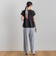 【WEB限定】シルキーシャーリングブラウス≪手洗い可能≫