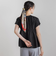 【WEB限定】シルキーシャーリングブラウス≪手洗い可能≫