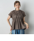 【WEB限定】シルキーシャーリングブラウス≪手洗い可能≫