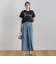 フリンジコードロゴTシャツ≪手洗い可能≫