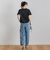 フリンジコードロゴTシャツ≪手洗い可能≫