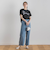 フリンジコードロゴTシャツ≪手洗い可能≫