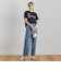 フリンジコードロゴTシャツ≪手洗い可能≫