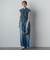 【WEB限定】カットジャガードチェックプリントブラウス