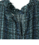 【WEB限定】カットジャガードチェックプリントブラウス