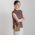 【WEB限定】カットジャガードチェックプリントブラウス