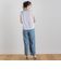 天竺シアー切替えTシャツ≪洗濯機で洗える≫