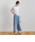 天竺シアー切替えTシャツ≪洗濯機で洗える≫
