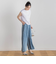 天竺シアー切替えTシャツ≪洗濯機で洗える≫