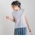 天竺シアー切替えTシャツ≪洗濯機で洗える≫