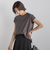 天竺シアー切替えTシャツ≪洗濯機で洗える≫