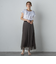 【WEB限定】ワンダーウェーブクロスブラウス≪手洗い可能≫